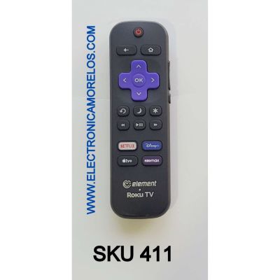 CONTROL REMOTO PARA SMART TV ELEMENT ROKU ((NUEVO, ORIGINAL)) / NUMERO DE PARTE 3226001216 / RC-ALIR / RC18F-T5 / MODELOS E4AA55R / E4AA65R